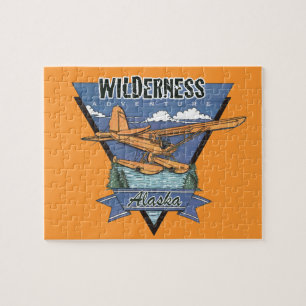 Wilderness Seaplane Adventure Alaska Jigsaw Puzzle