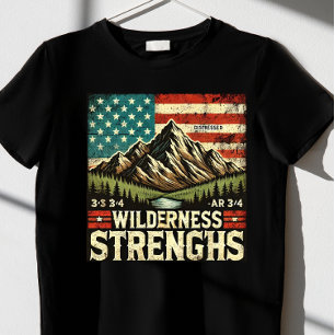 Wilderness Strength us T-Shirt