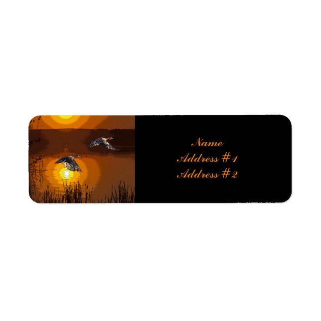 Wilderness Sunset Duck (Front)
