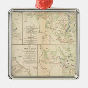 Wilderness, Va Spotsylvania CH Todd's Tavern Metal Tree Decoration