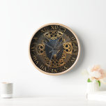 Wilderness Wall Art Howling Wolf With 3D Face Deco Clock<br><div class="desc">Wilderness Wall Art Howling Wolf With 3D Face Decorative Wall Clock Wildlife Animal Home Decor Black and gold Wolf Man Cave Clock Wall Watch.
Good times! Rethink the traditional timepiece as functional wall decor. You’ll love how our Artists are converting some of their coolest designs specifically into Wall Clocks</div>