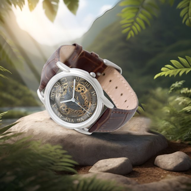 Wilderness Wall Art Howling Wolf With 3D Face Deco Watch (Creator Uploaded)