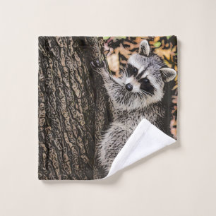Wilderness Wild Racoon Bath Towel Set