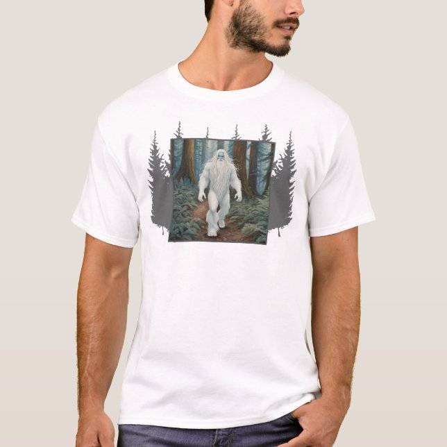 Wilderness with Forest Man T-Shirt (Front)