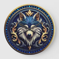 Wilderness Wolf Art With 3D Design