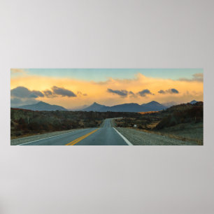 Wilderness Wonders: Tierra del Fuego's Empty Highw Poster
