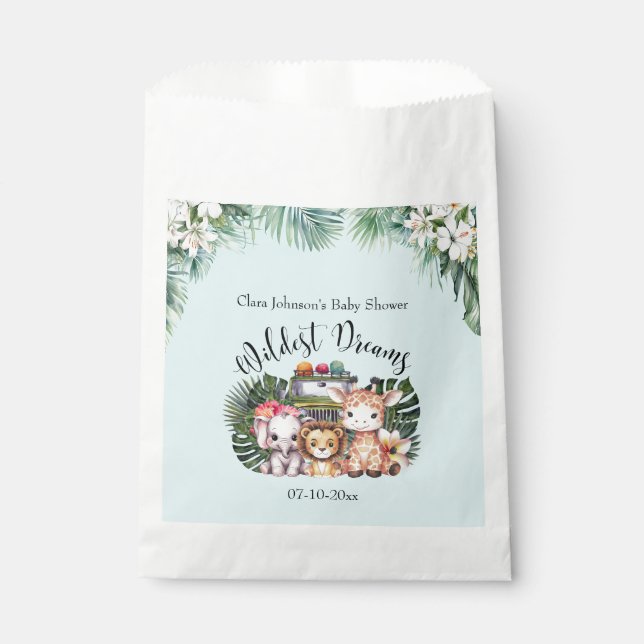 Wildest Dreams Safari Adventure  Favour Bags (Front)