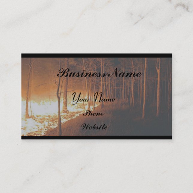 Wildfire Blaze Business Card (Front)