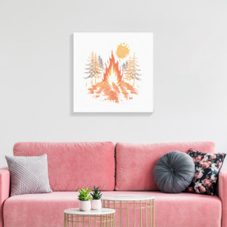 Wildfire Energy Canvas Print