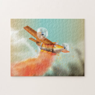Wildfire fire-plane Aerial firefighting Jigsaw Puzzle