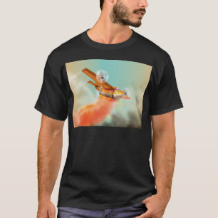 Wildfire fire-plane Aerial firefighting T-Shirt