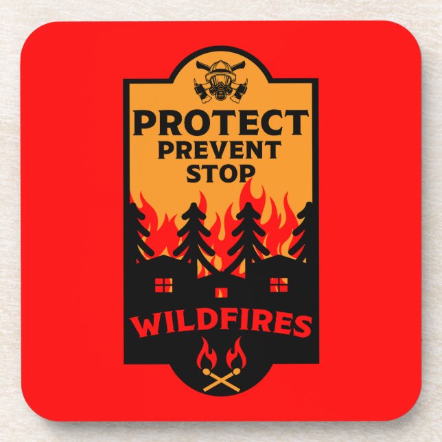 Wildfire Prevention Coaster (Front)