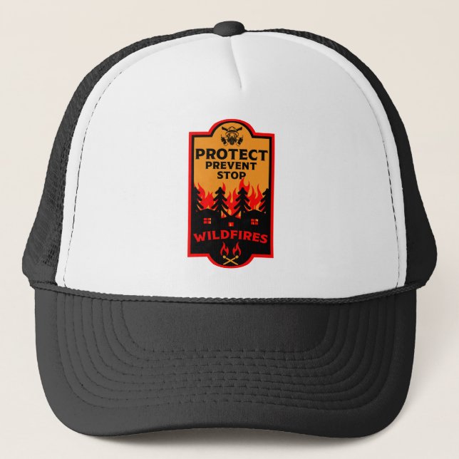 Wildfire Prevention Trucker Hat (Front)