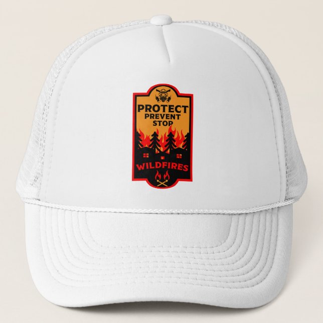 Wildfire Prevention Trucker Hat (Front)