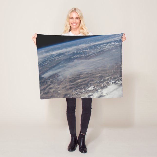 Wildfires Around Yosemite National Park. Fleece Blanket (In Situ)