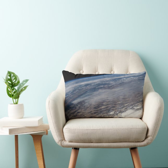 Wildfires Around Yosemite National Park. Lumbar Cushion (Chair)