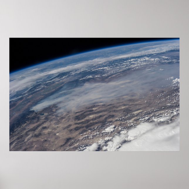 Wildfires Around Yosemite National Park. Poster (Front)