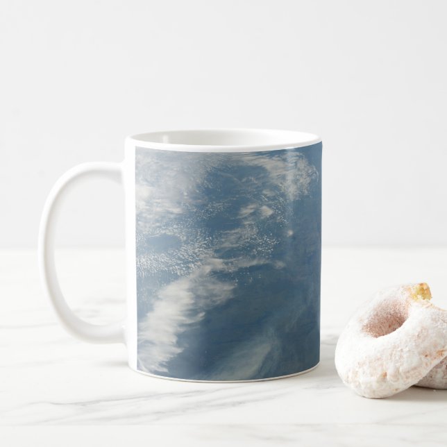 Wildfires Southeast Of James Bay In Quebec, Canada Coffee Mug (With Donut)