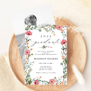 Wildflower 2022 Graduation Invitation