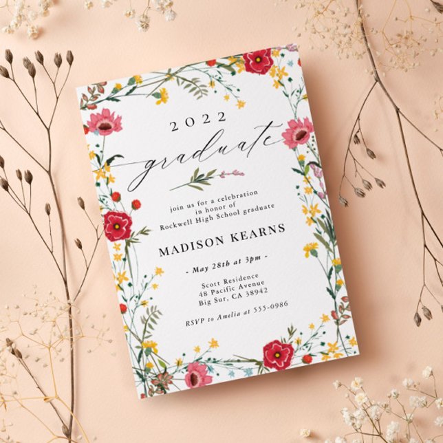 Wildflower 2024 Graduation Invitation (Creator Uploaded)