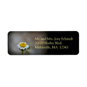 Wildflower 3 Return Address Label