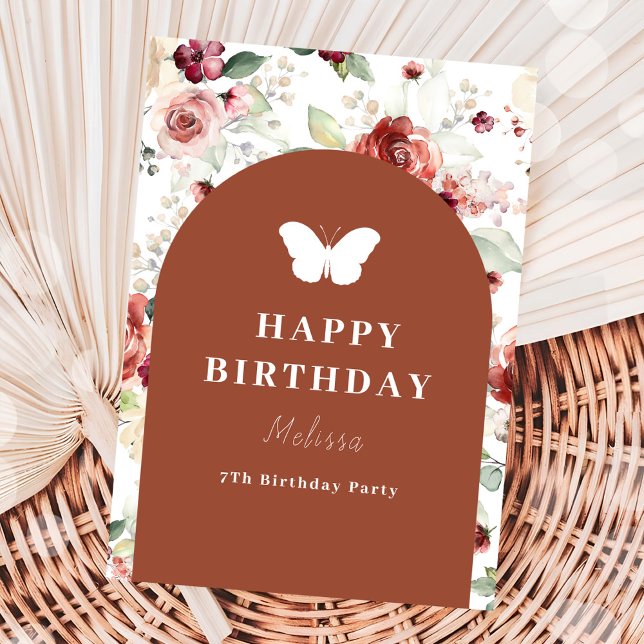 Wildflower 7th Birthday Card (Creator Uploaded)