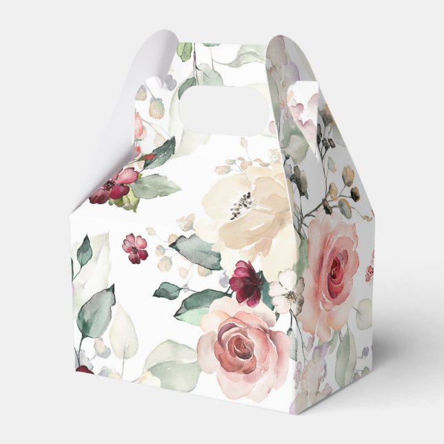 Wildflower 7th Birthday Favour Box (Front Side)