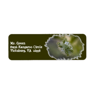 Wildflower 9 Return Address Label