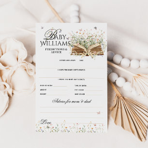 Wildflower A New Chapter Begin Baby Shower Game