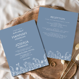Wildflower All in One Wedding Invitation Flyer