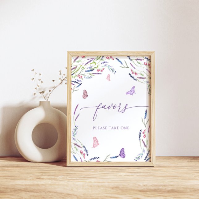 Wildflower and Butterflies Favours Poster (Creator Uploaded)