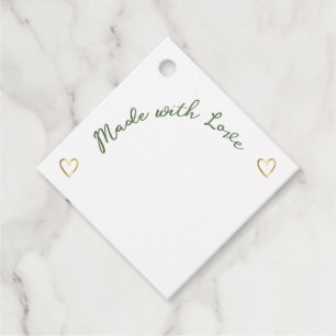 Wildflower and Heart Thanks for Supporting Hives Favour Tags