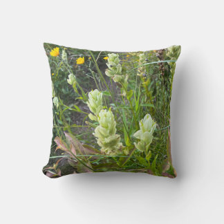 Wildflower Arbutus and Indian Paintbrush 2 sided Cushion