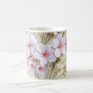 Wildflower Arrangement in Soft Pastel Shades Coffee Mug