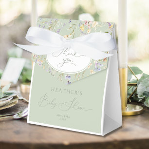 Wildflower Baby in Bloom Baby Shower Favour Box