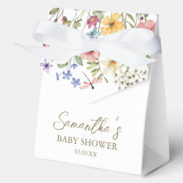 Wildflower Baby in Bloom Baby Shower Favour Box