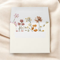 Wildflower Baby in Bloom Baby Shower Terracotta