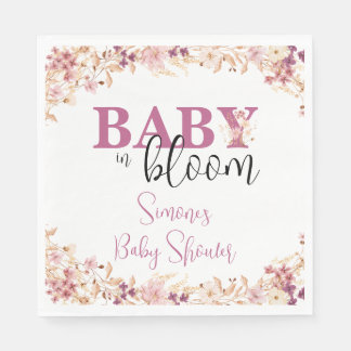 Wildflower Baby in Bloom Napkins