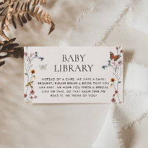 Wildflower Baby Library, Books For Baby Insert 