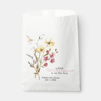 Wildflower Baby Shower Favour Bags