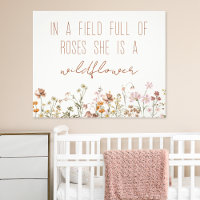 Wildflower Baby Shower Girl's Floral