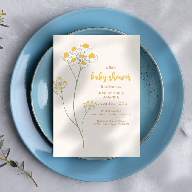 Wildflower Baby Shower Invitation (Creator Uploaded)
