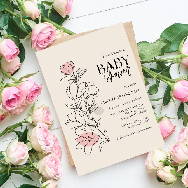 Wildflower Baby Shower Invitation (Creator Uploaded)