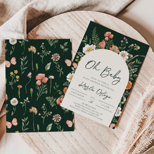 Wildflower Baby Shower Invitations | Wildflower (Creator Uploaded)