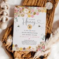 Wildflower Bee Baby Shower Little Honey On The Way