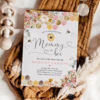 Wildflower Bee Baby Shower Mummy To Bee Shower