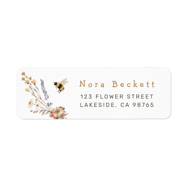 Wildflower Bee Floral (Front)