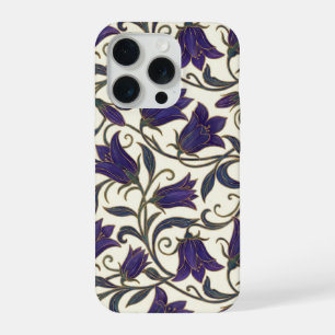 Wildflower Bellflower Patterne iPhone 15 Pro Case