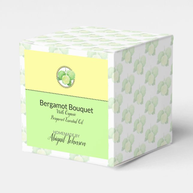 Wildflower Bergamot Bath & Body Packaging Box (Front Side)