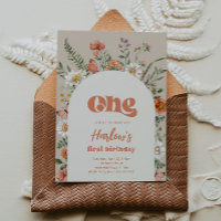 Wildflower Birthday Invitation | Wildflower First